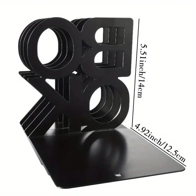 Metal Desktop Office Bookends