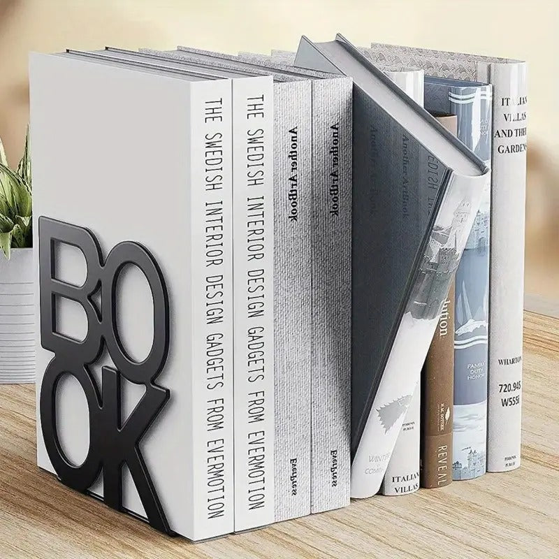 Metal Desktop Office Bookends