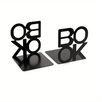 Metal Desktop Office Bookends