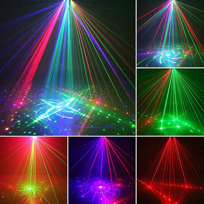 21 holes 4 in 1 RGB disco laser light