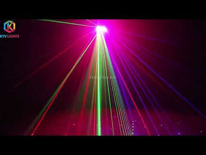 21 holes 4 in 1 RGB disco laser light