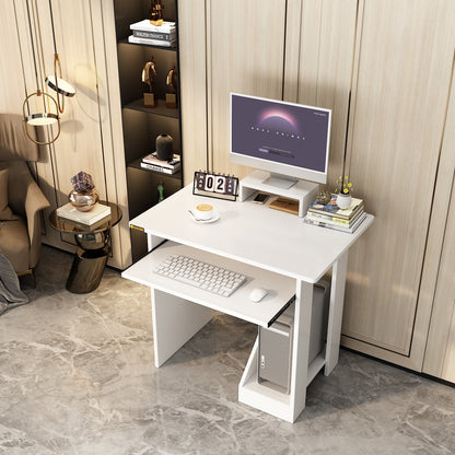 Home Office Computer Desk Writing Study Desk Book Writing Corner Table