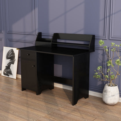 Computer Desk with Hutch and Drawers