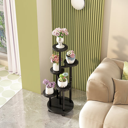 Flower Pot Stand Vertical Stepped Decorative Flower Stand