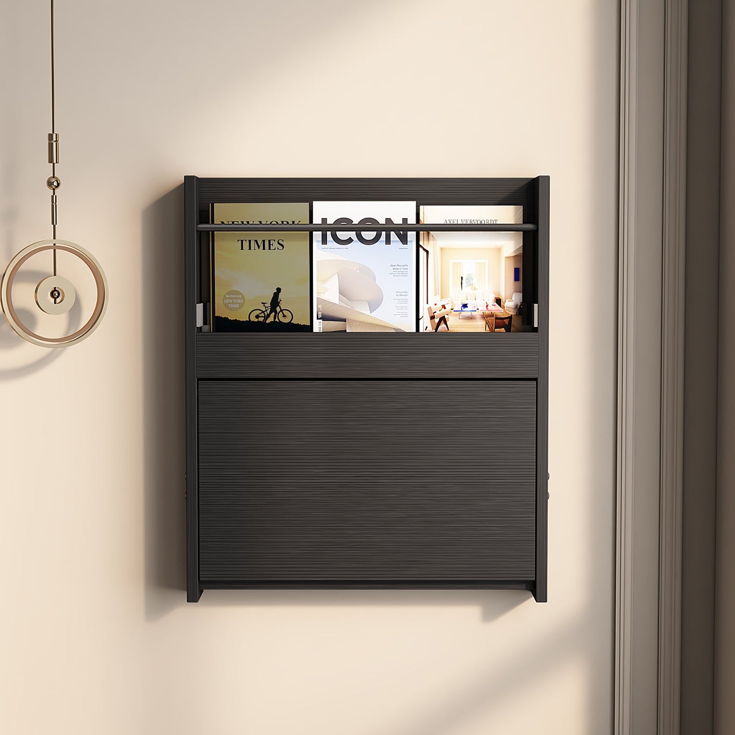 Wall-Mounted Small Workstation beside