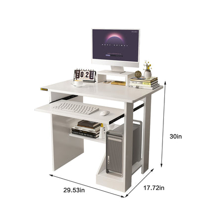 Home Office Computer Desk Writing Study Desk Book Writing Corner Table