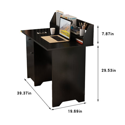 Computer Desk with Hutch and Drawers