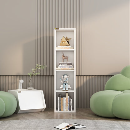 4 Cube Bookcase Display Bookshelf for Living Room Bedroom Home