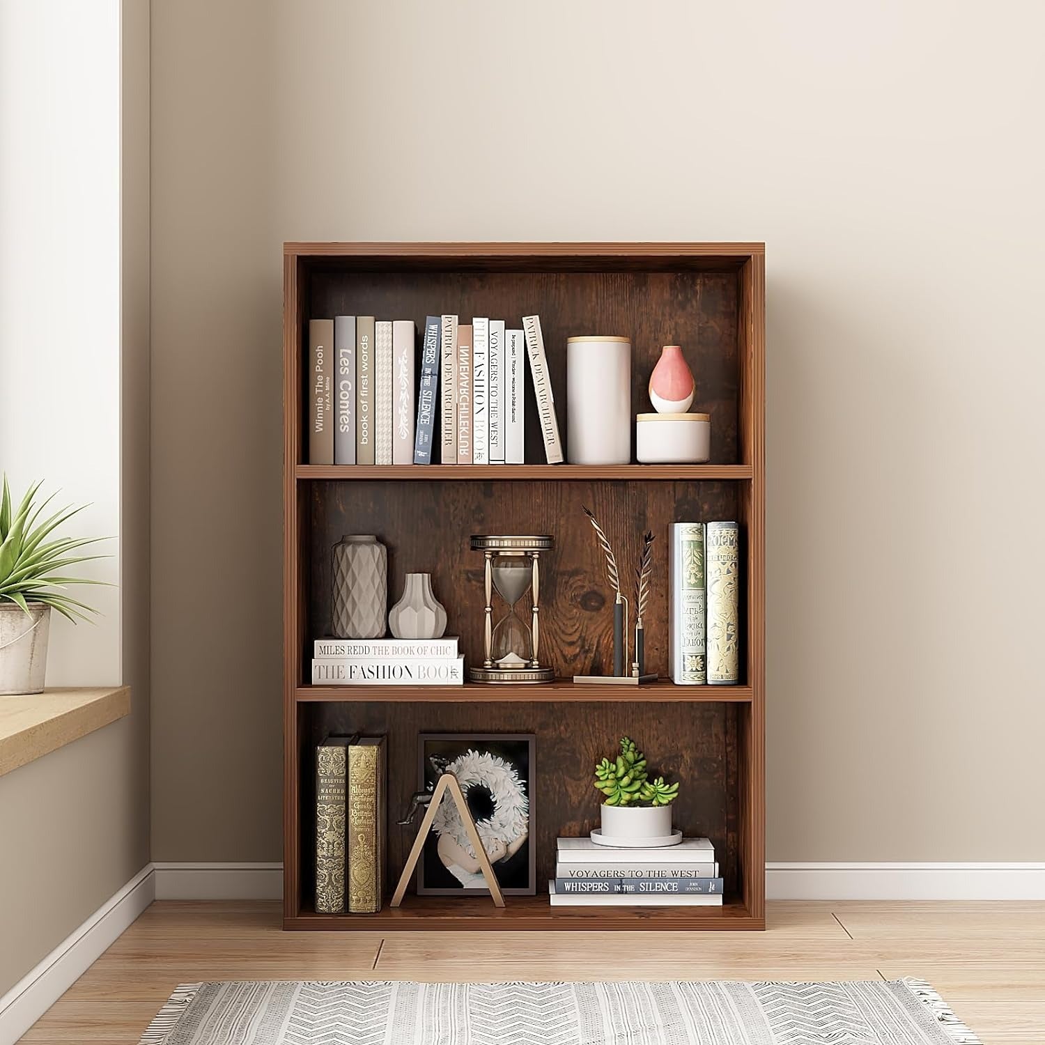 3-Tier Cube Display Shelves, Multifunctional Storage Organizer