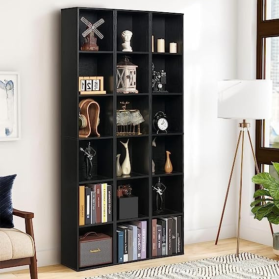 6-Cube Closet Storage Shelves with Wooden