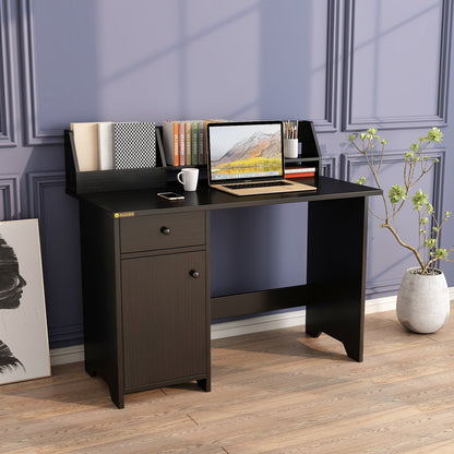 Computer Desk with Hutch and Drawers