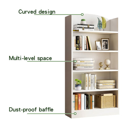 Bookshelves Floor Standing 5 Tier Display Storage Shelves